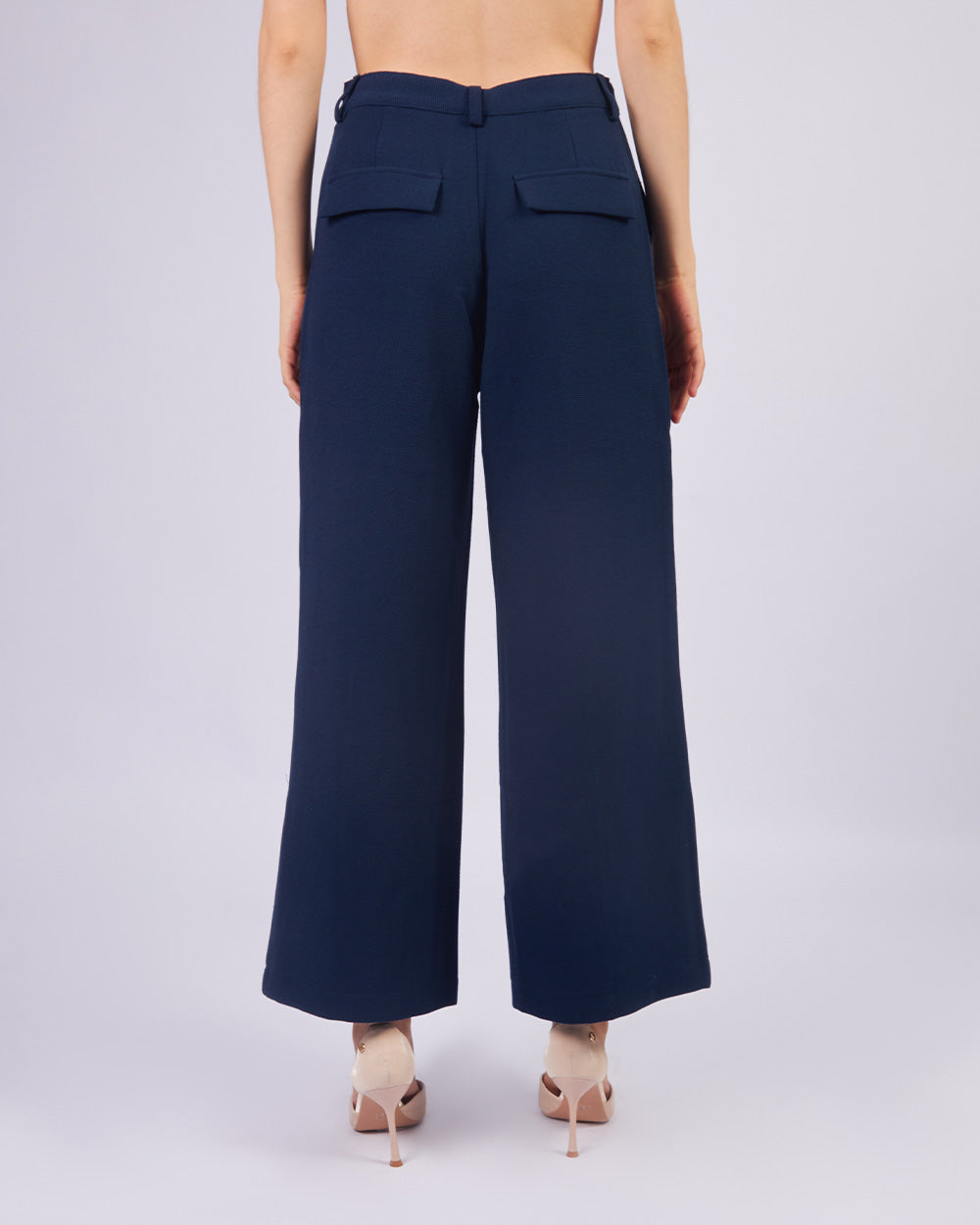Blue Tailored Pants