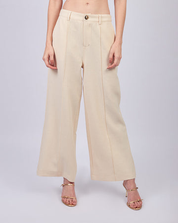 Beige Tailored Pants