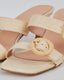 Cream Sandal With Buckles