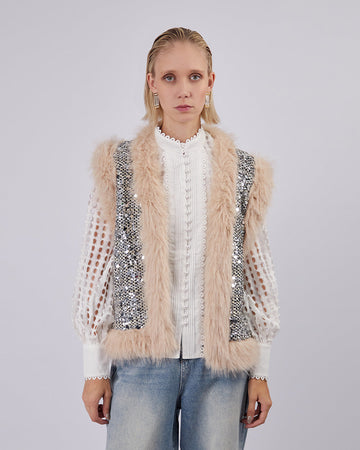 Pearl Knitted Vest