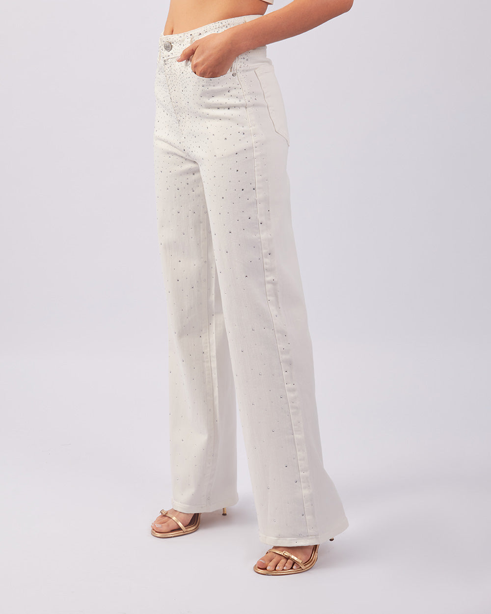 White Glamous Pant
