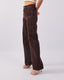 Brown Studded Denim
