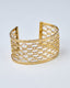 Wide Gold Bracelet