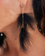 Black Feather Earrings