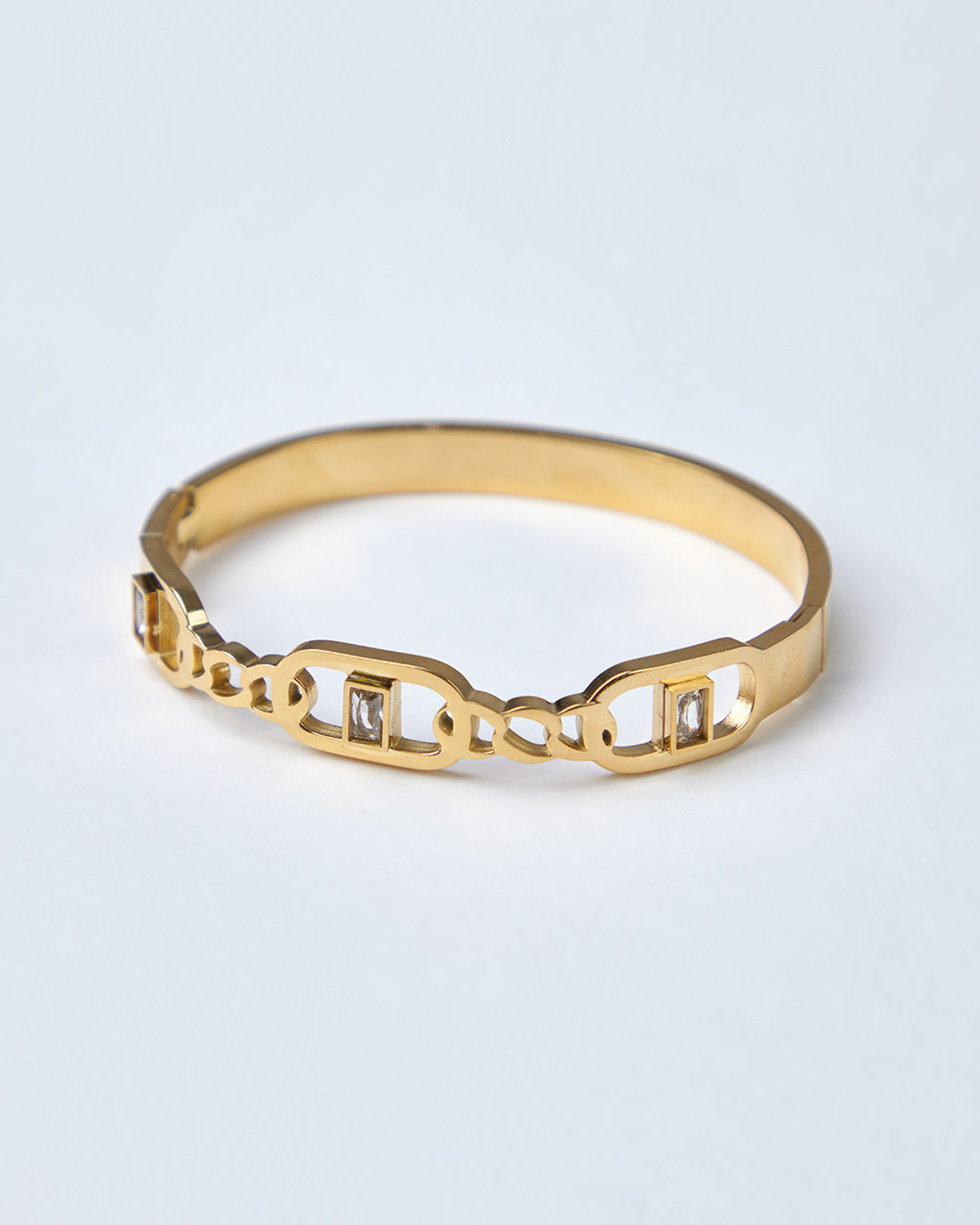 Gold Bracelet With Links