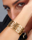 Gold Mesh Bracelet Figures