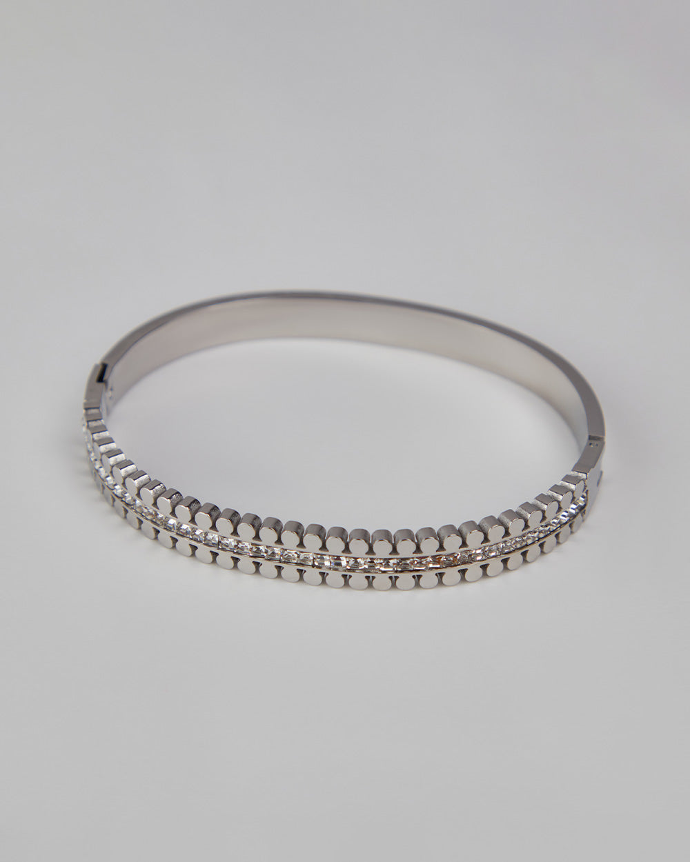 Silver Bracelet With Three Lines
