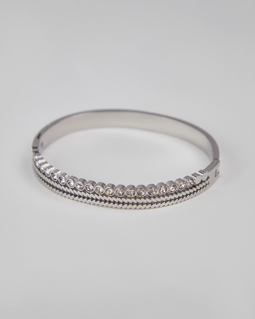 Double Row Silver Bracelet