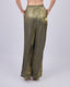 Olive Shimmer Wide Leg Pants