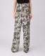 White Trousers Floral Print