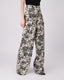 White Trousers Floral Print