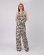 White Trousers Floral Print