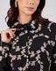 Black Shirt With Flowers