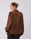 Cocoa Shirt Textured Waves