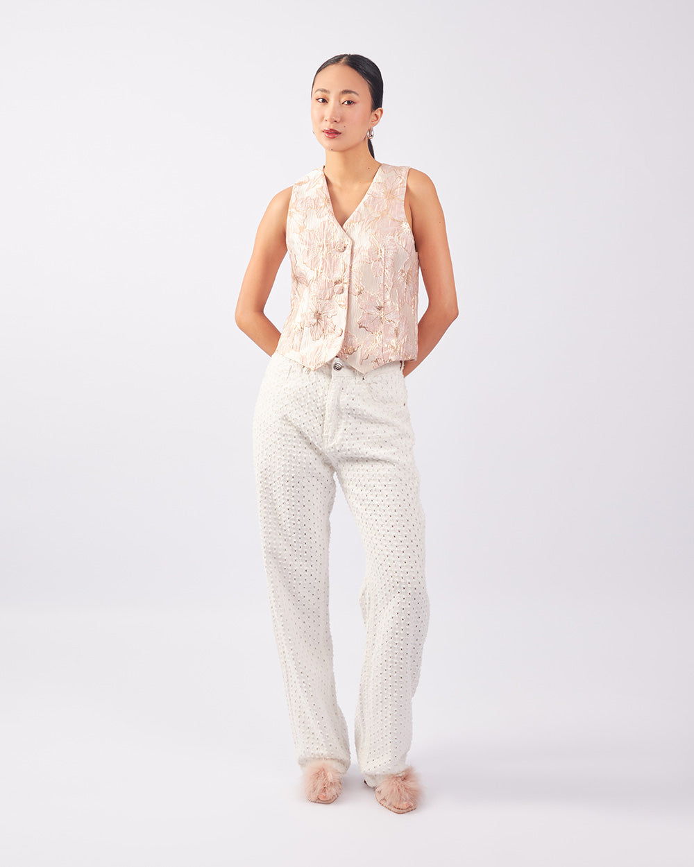 Blush Golden Vest