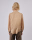 Sparkle Beige Silk Shirt