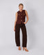 Brown Tweed Sparkle Vest