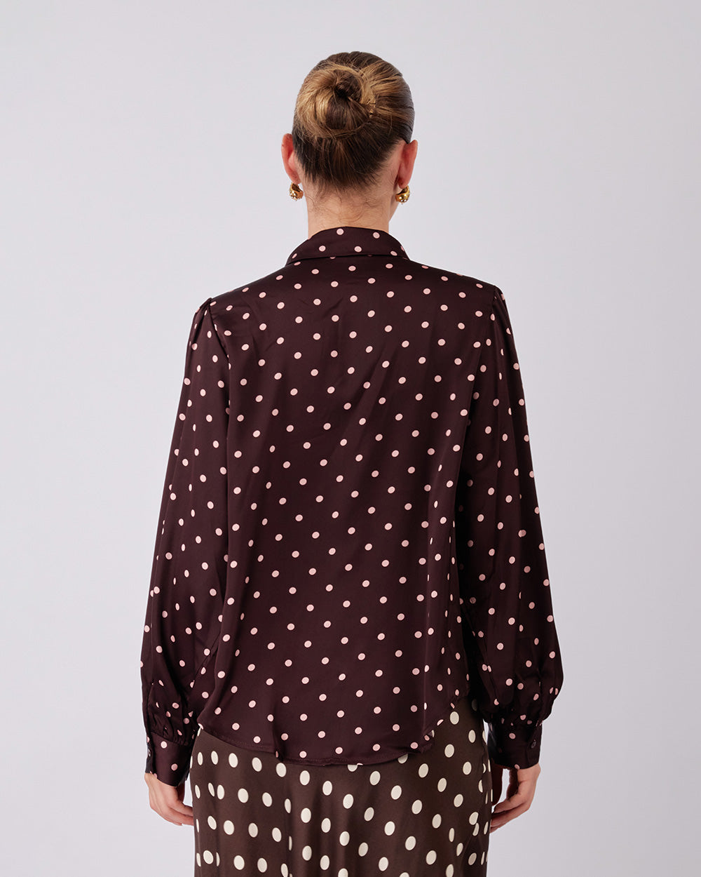 Chocolate Polka Dots Shirt