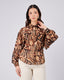 Animal Print Chiffon Blouse