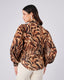 Animal Print Chiffon Blouse