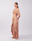 Multicolor Pleated Dress