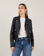 Black Biker Jacket With