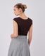 Brown Knitted Top