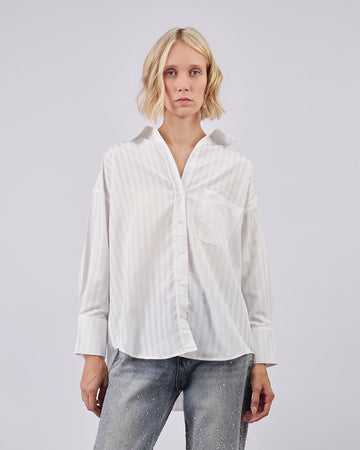 White Silk Shirt