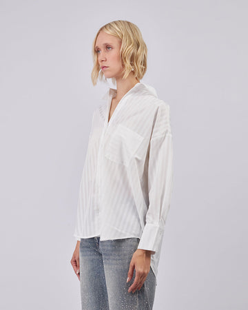 White Silk Shirt