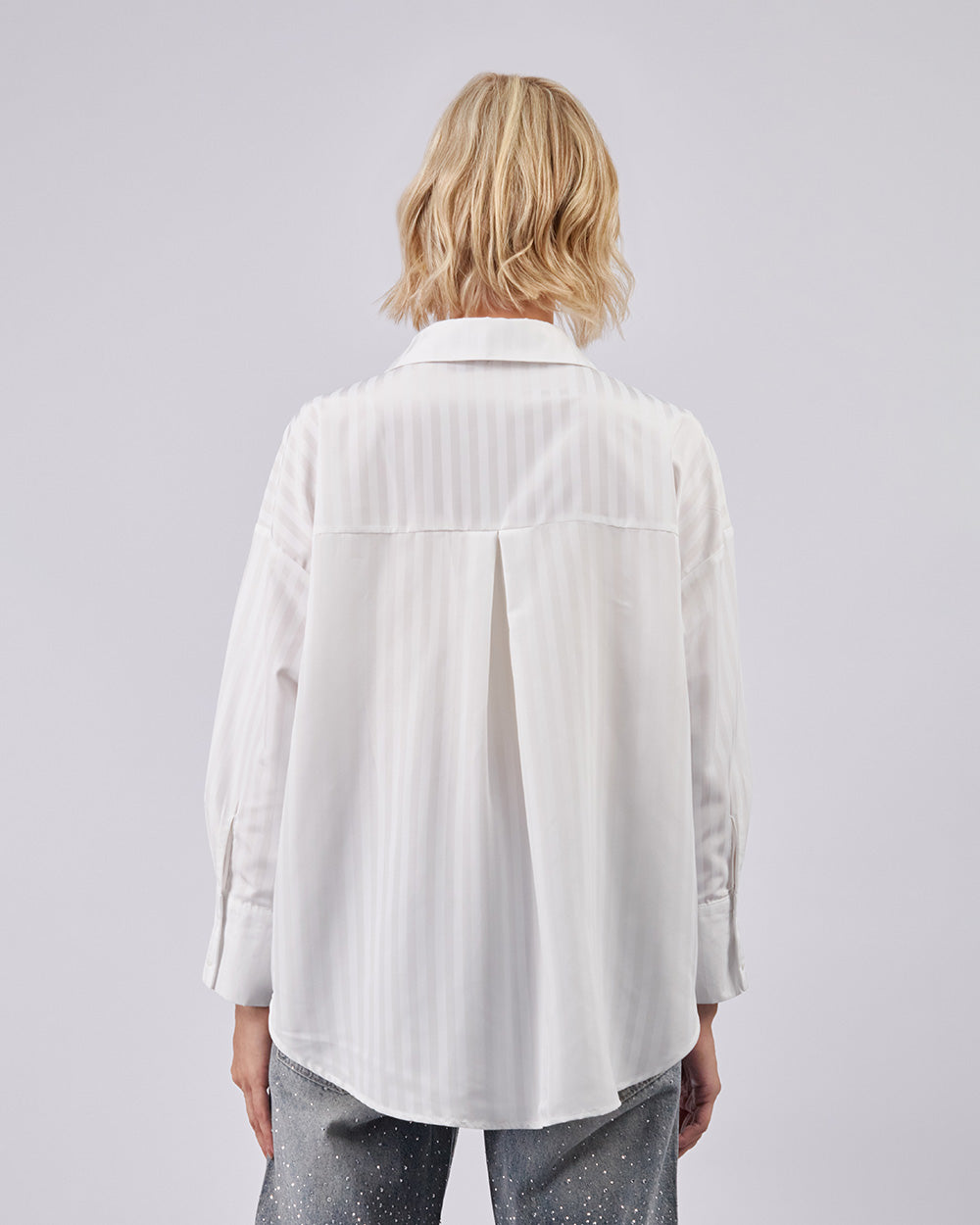 White Silk Shirt