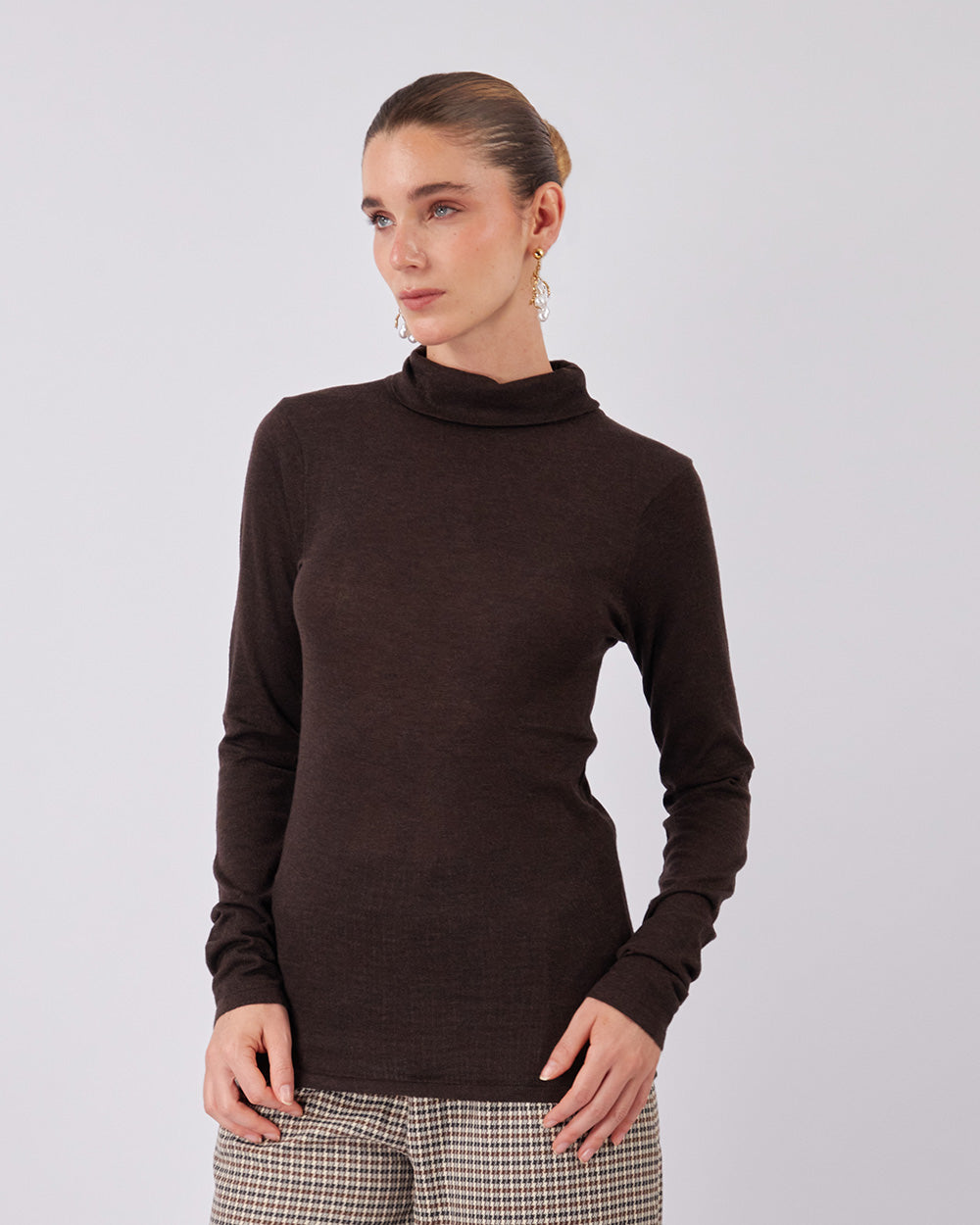 Brown Knitted Sweater