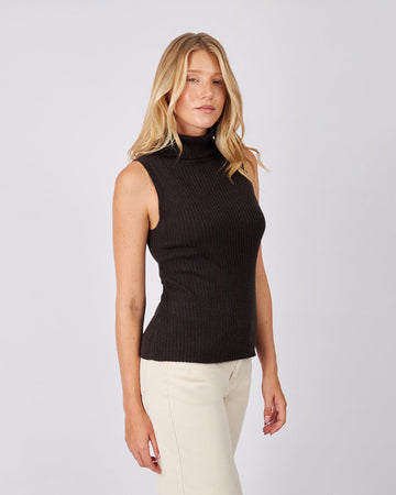 Brown Top Tortoise Neck