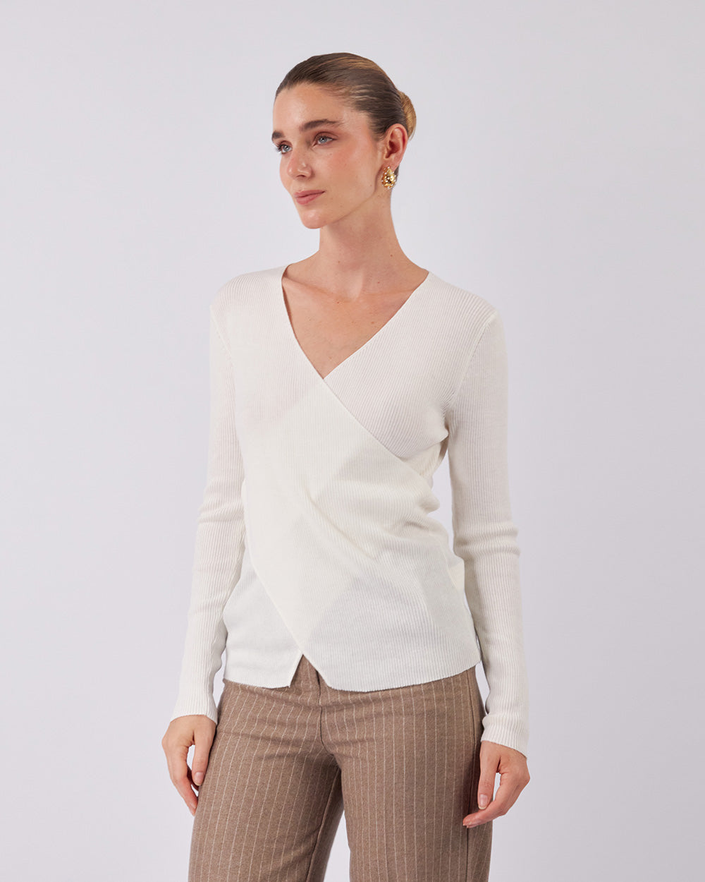 Pearl Cross-Stitch Sweater