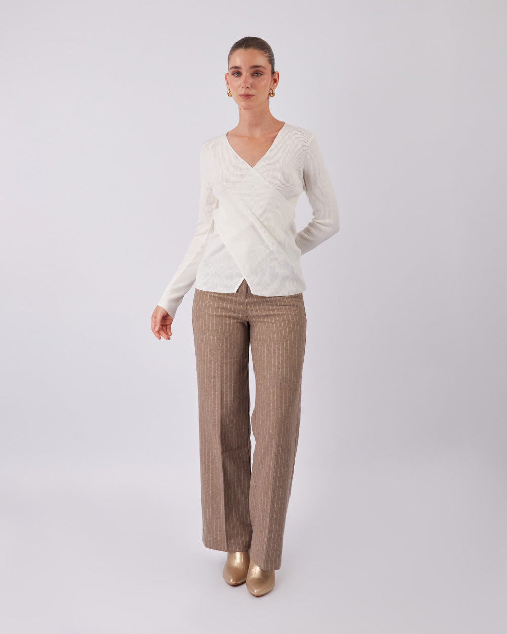 Pearl Cross-Stitch Sweater