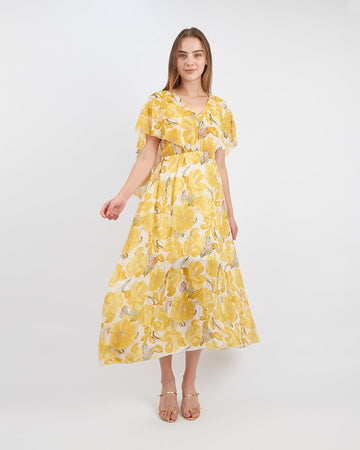 Yellow Floral Dress