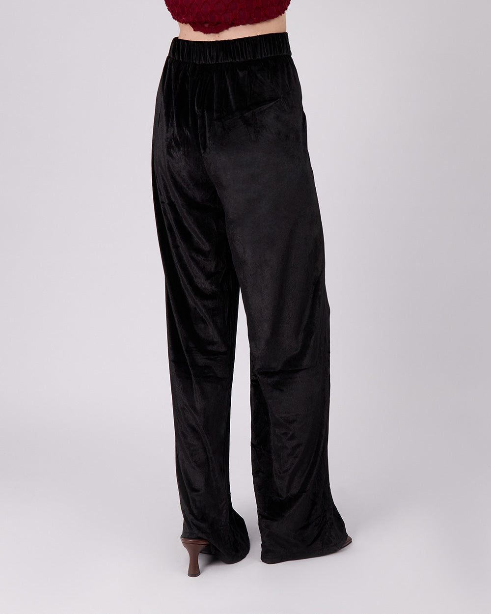 Black Velvet Trousers