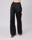Black Trousers Floral Pattern