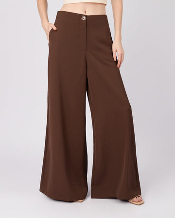 Chocolate High-Waisted Pants