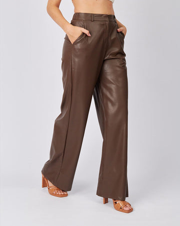 Chocolate Straight Leg Pants