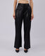Black Vegan Leather Pants