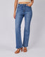 Blue Denim Wide Leg Pants Chains