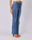 Blue Denim Wide Leg Pants Chains