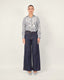 Blue Wide-Leg Denim