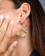 Gold Butterfly Earrings