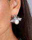 Silver Wasp Earrings