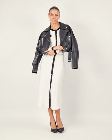 Black Vegan Leather Jacket