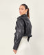 Black Vegan Leather Jacket