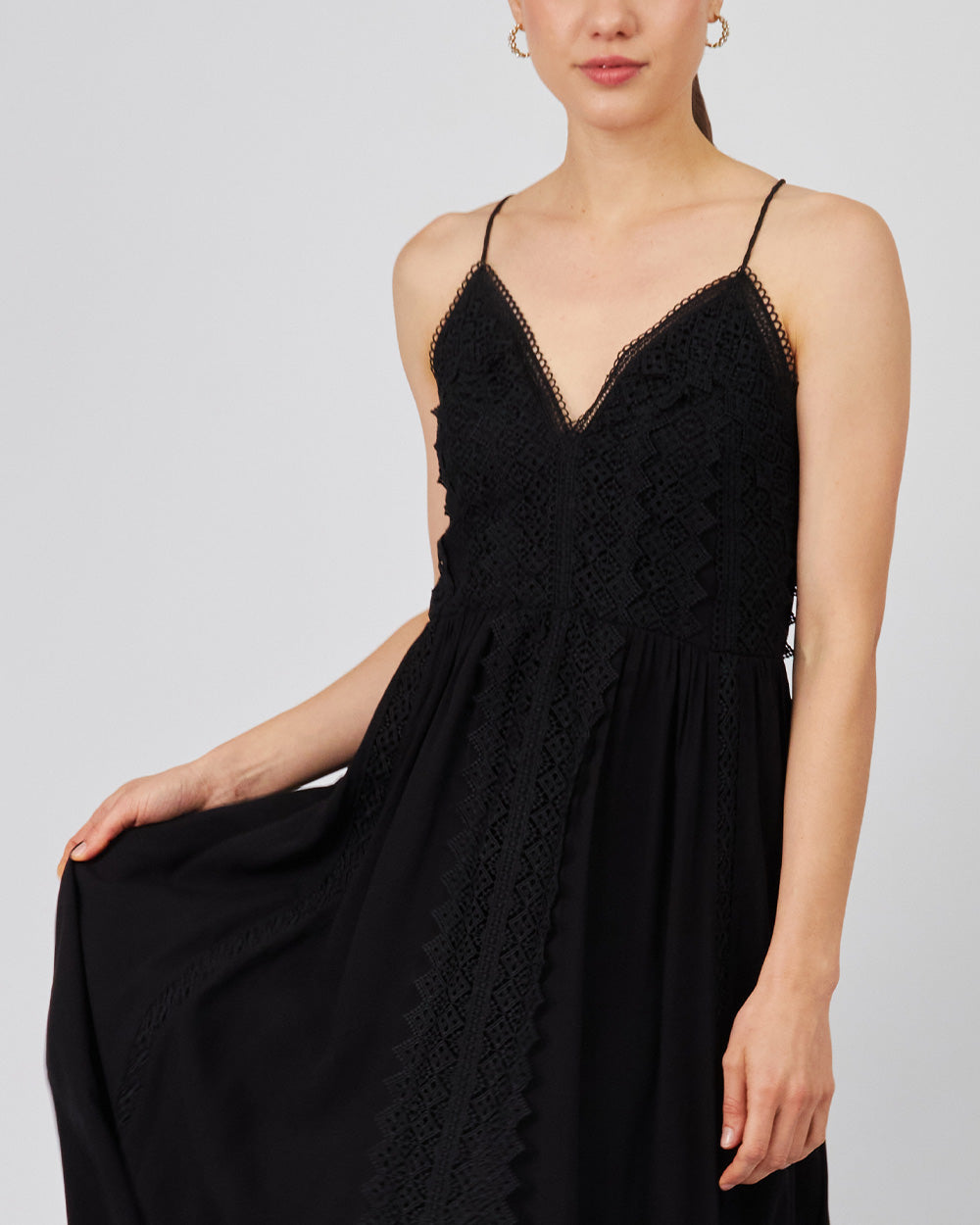Black Dress  Double Straps